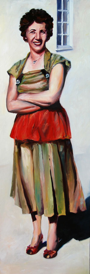 Portrait painting by Francene Christianson