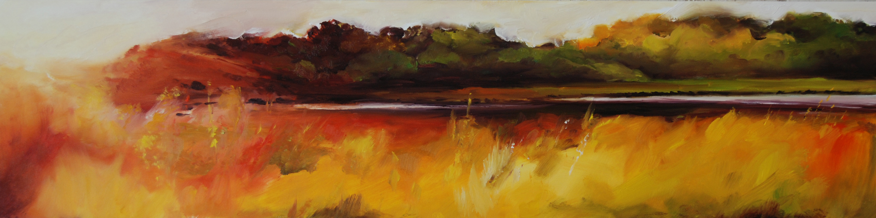 Deep Haven Minnesota near Lake Minnetonka landscape painting by Francene Christianson