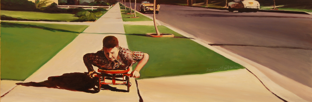 FlexiFlier painting by Francene Christianson