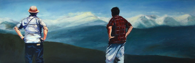 Yosemite landscape painting by Francene Christianson