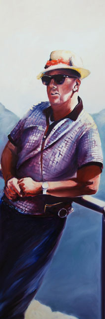portrait painting of Bruce by Francene Christianson