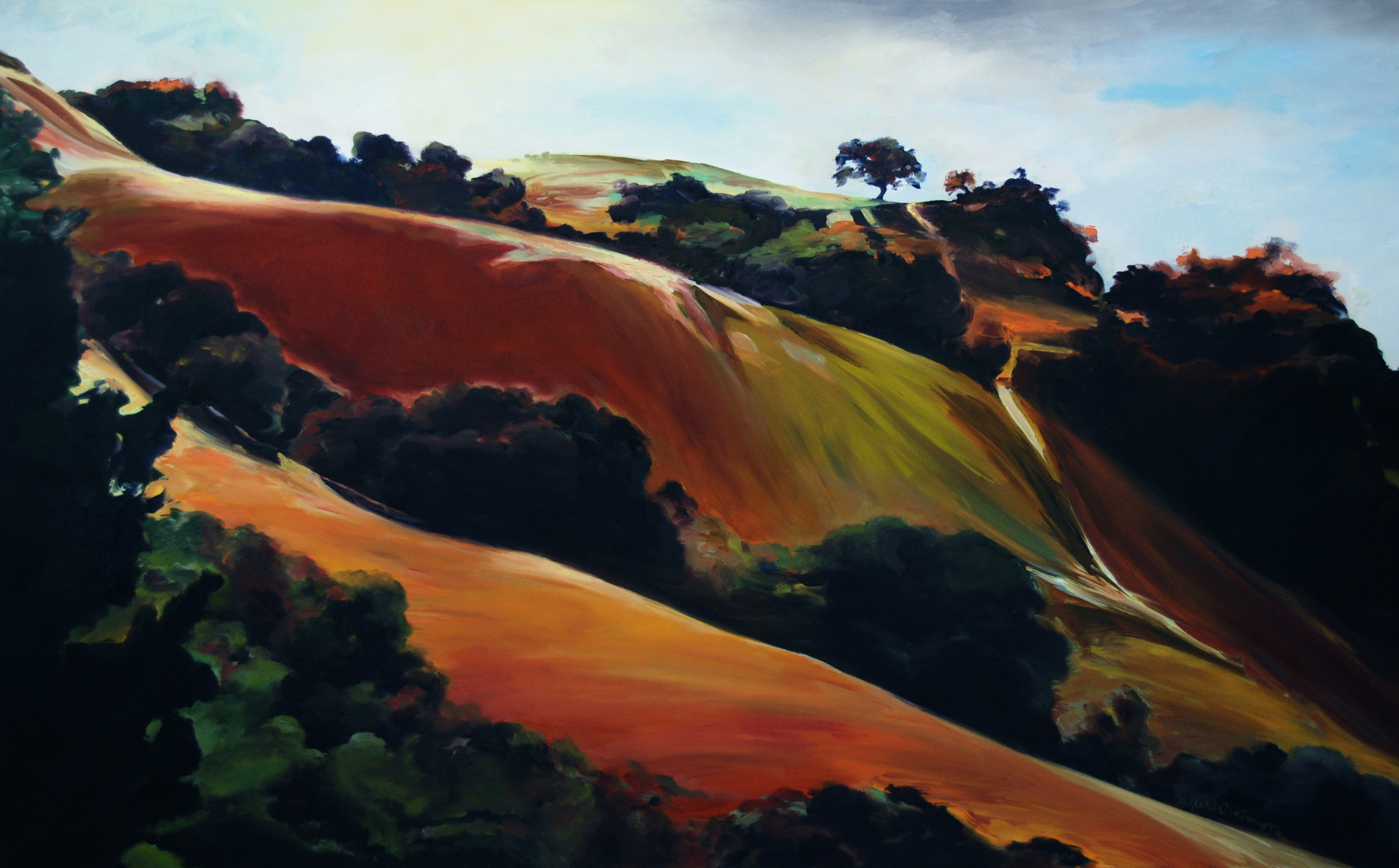 August Evening painting by Francene Christianson