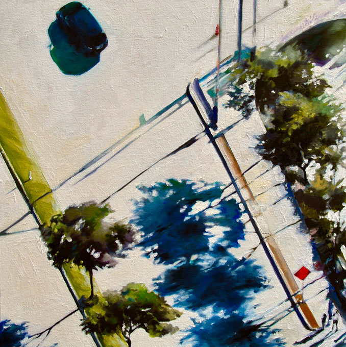 Last Sentinel original oil painting by Francene Christianson