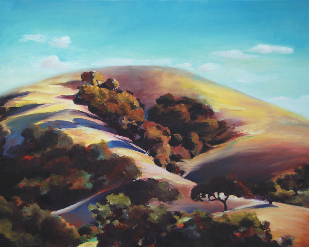 The Prize That Awaits landscape painting by Francene Christianson