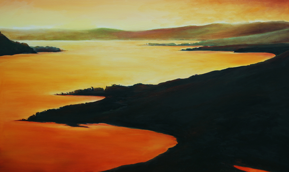landscape painting Treasure of Old Frontanac by Francene Christianson