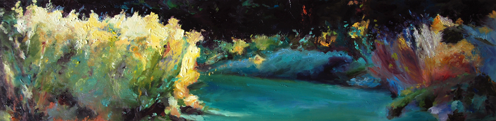 Landscape painting of Old Frontenac Minnesota by Francene Christianson