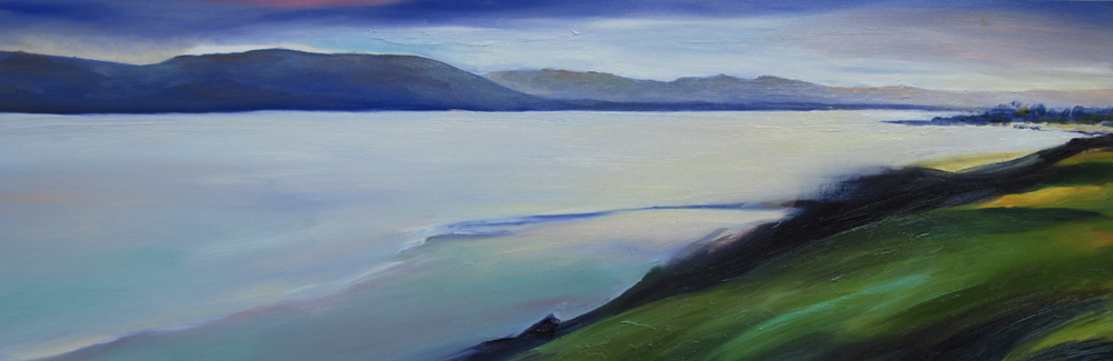 painting of passing views by Francene Christianson