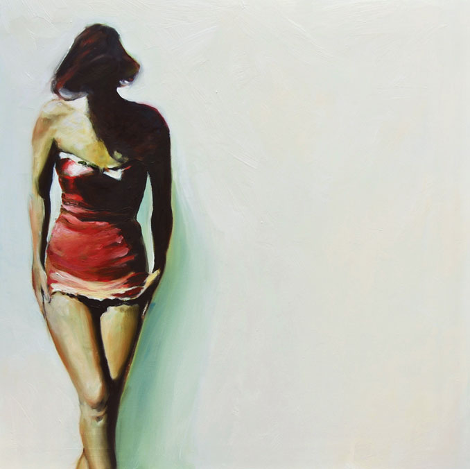 The One Piece swim suit painting by Francene Christianson